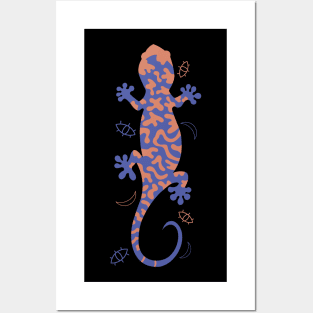 Cute Gecko Posters and Art